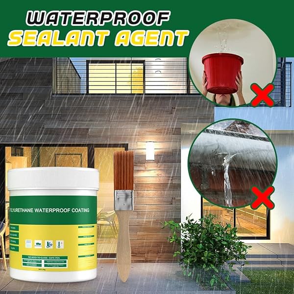 300G INVISIBLE WATERPROOF AGENT, WATERPROOF ANTI-LEAKAGE AGENT,ROOF LEAK SEALING ADHESIVE， INVISIBLE WATERPROOF SEAL, SEALANT PASTE COATING NO POUNDING BRICK LEAKAGE