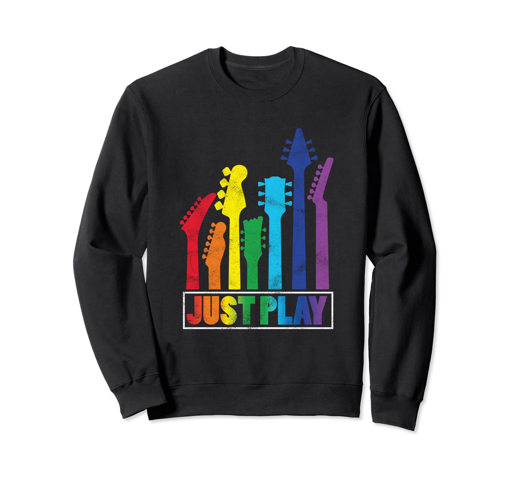 Just String Instrument Play Guitar Banjo Mandolin Stringband Sweatshirt
