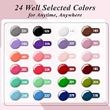 Phoenixy Gel Nail Kit 72 Effects 24 Colours UV Lamp Manicure Set Gift view 2