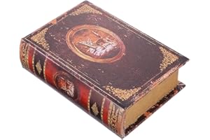 CONGARTENO Simulation Book Model Fake Book European Decor Home Decorations Brown Ornaments