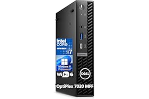 Dell OptiPlex 7020 MFF 7000 Micro Form Factor Mini Business Desktop Computer, 14th Gen Intel 20-Core i7-14700T up to 5.2GHz, 32GB DDR5 RAM, 1TB PCIe SSD, WiFi 6, DisplayPort, HDMI, Windows 11 Pro