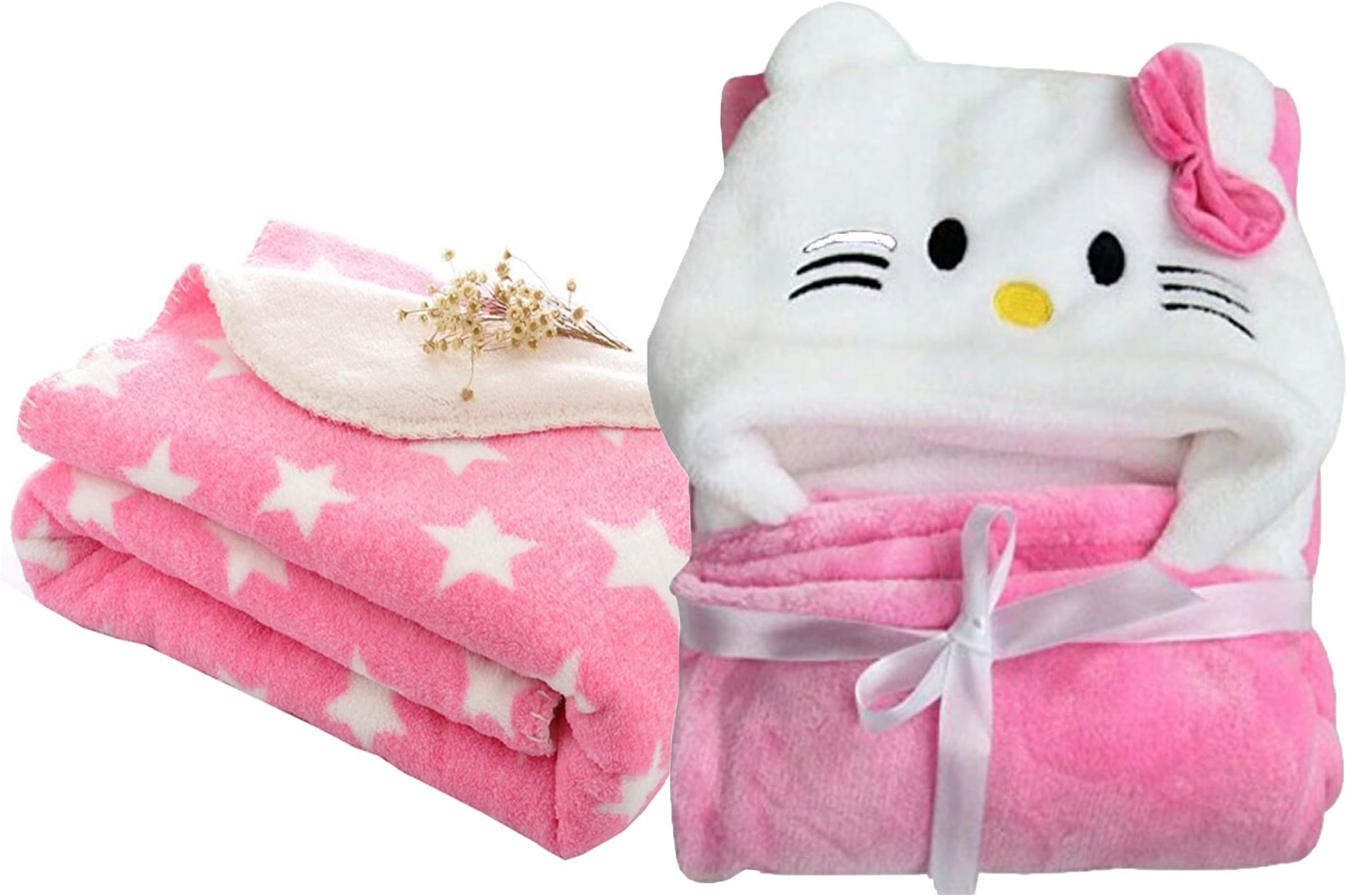 My NewBorn Baby Blanket and Spread Sheet Wrapper- Combo of 2 Pcs.
