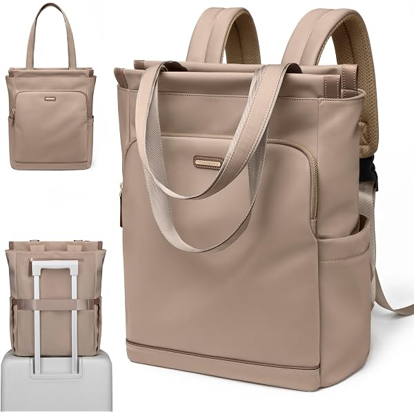 Vegan Leather Backpack Purse for Women Travel Daypack 15.8in Amazon.com: GOLF QUALITY Convertible Laptop Backpack for  main image 3