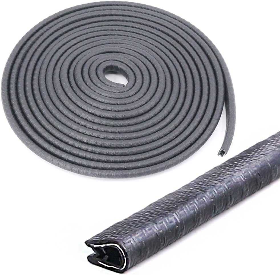 Swpeet 16Ft (5M) U Shape Universal Rubber Seal Protector