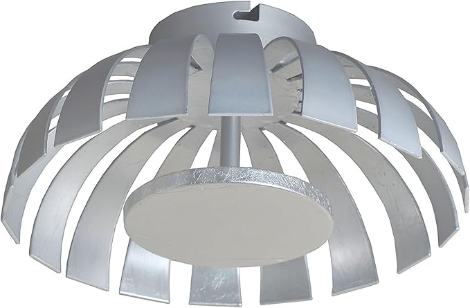 Luce Ambiente Living Room Light Design Metal 10 W Silver 18 X 18 X 9 Cm Amazon De Beleuchtung