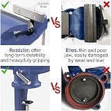 Housolution Universal Table Vise 3 Inch 360° Swivel Base Bench Clamp Black view 4