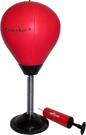 Punching Ball De Bureau Anti Stress Tonyko Amazon Fr Sports Et Loisirs