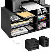 Amazon.com : MARTY Printer Stand with Storage for Desk 22.5"x11.8 ...