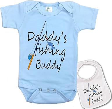 daddy's fishing buddy onesie