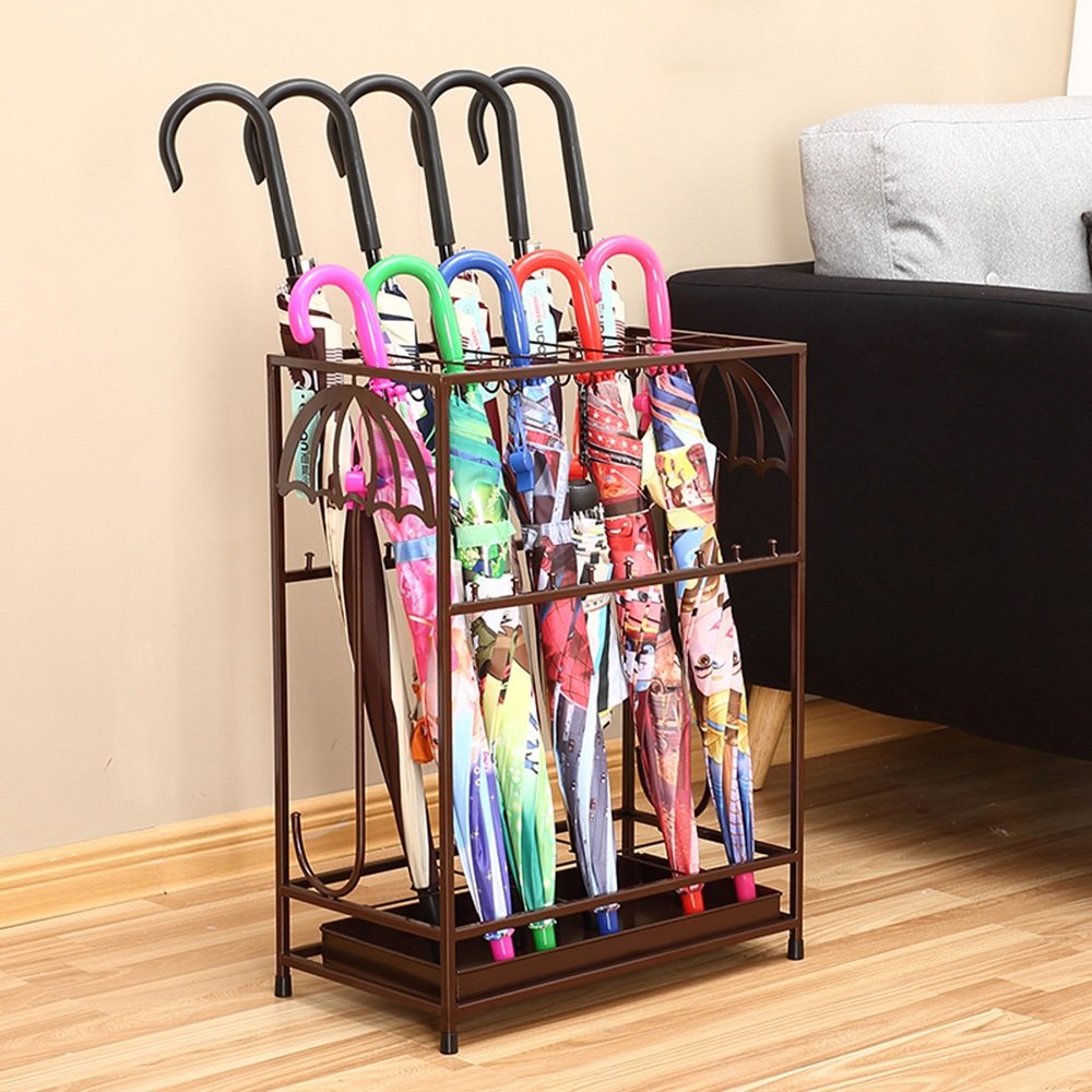 超人気 Qffl Yusanjia 傘スタンド アイロン ドリップトレイ フック付き 傘収納棚 玄関ホール用棚板 2サイズあり 屋外傘立て 色 B サイズ さいず 45 25 60cm B07cbnvnxkb 45 25 60cm 高知インター店 90a3acu P1ai