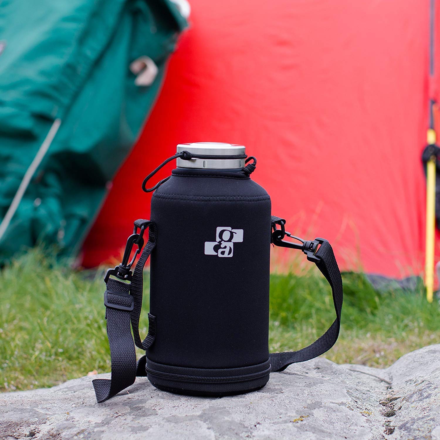 [Upgraded] Beer Growler 64 oz Thermos Water Bottle Insulated