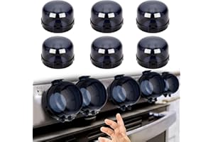 6PCS Baby Child Proof Stove Knob Safety Covers, Gas Stove Knob Locks Covers, Oven Knob Covers for Child Safety, Knob Locks Co