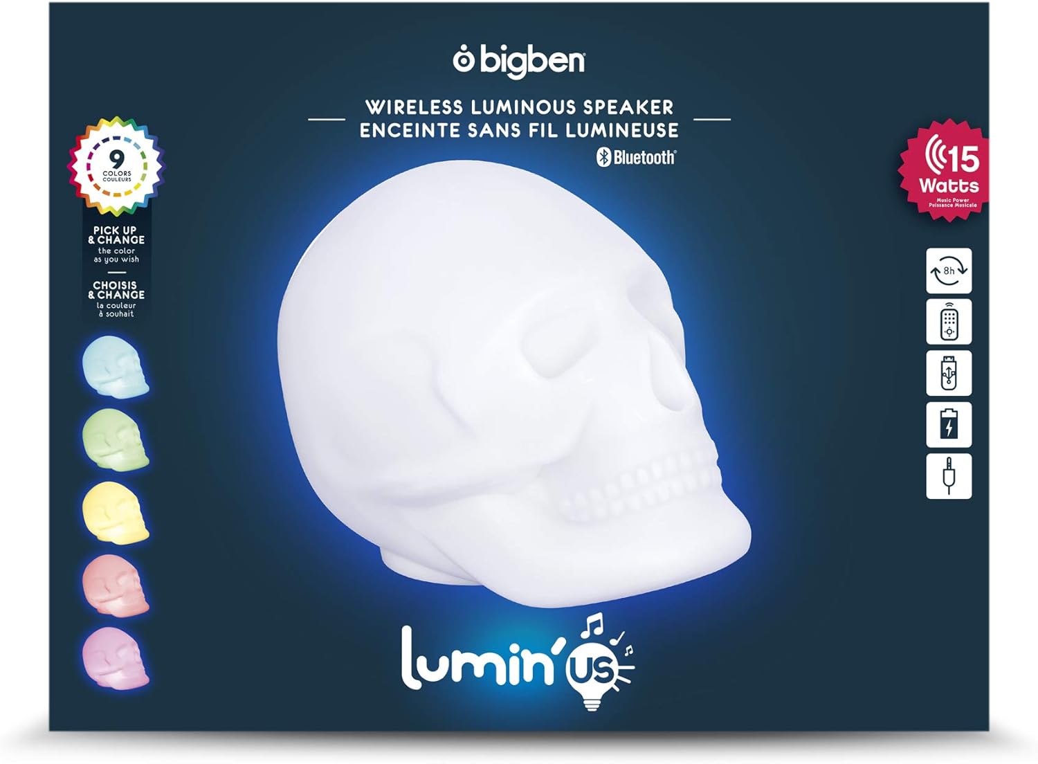 bigben wireless luminous speaker