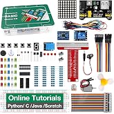 LAFVIN Basic Starter Kit for Raspberry Pi Development Board Breadboard LCD1602 Module Python C Java Scratch Beginner Kit