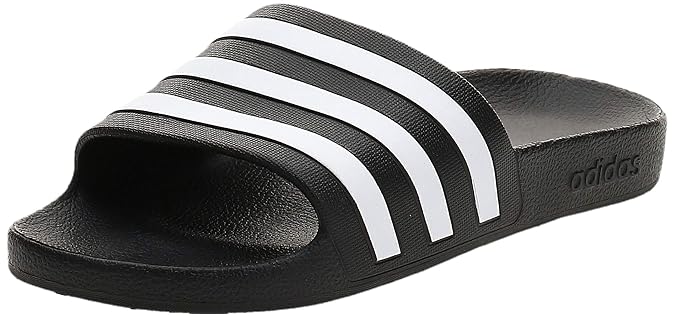 Buy Adidas Unisex Adult Adilette Aqua FTWR White/Core Black Flip-Flops-9 UK (F35543) at Amazon.in