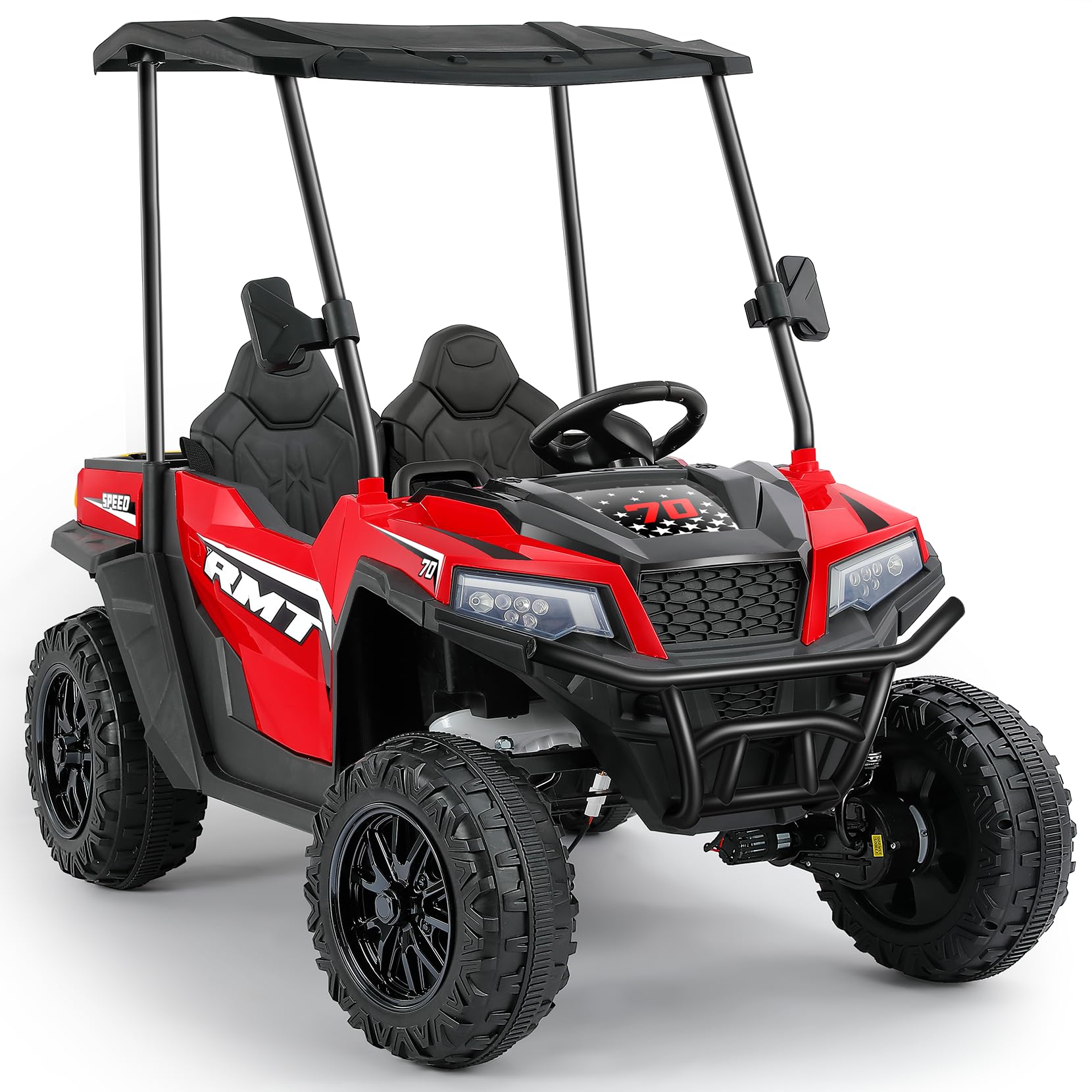 ELEMARA 24V 10AH Electric Off-Road UTV 2 Seater,Dark Red for sale ...
