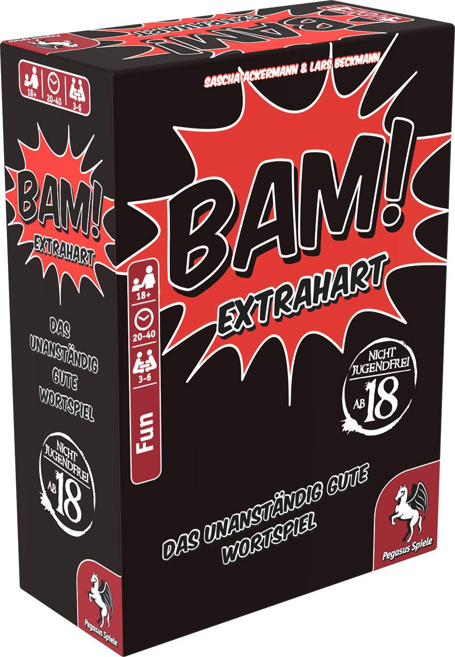 Pegasus Spiele 18301G – BAM! Extrahart [Game in German Language]