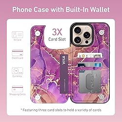 Goodon for iPhone 16 Pro Case Wallet - Flip Folio