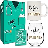 Breezy Valley Before After Patients Gifts Set, Nurses Christmas Gifts, Nurse Gifts for Women - Graduation Birthday Gifts for Nurses Doctors Therapists Mugs Set