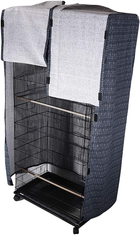 chengsan Large Bird Cage Cover Universal Parrot Cage Protector Good Night Bird Cage Cloth Cover