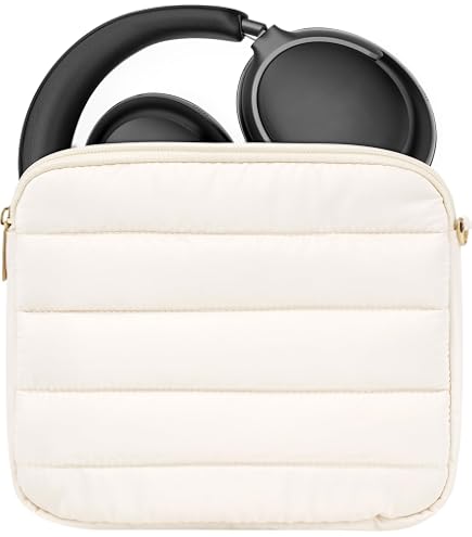 Pochette Souple Pour Casque Audio - Compatible JBL Tour One M3, Bose QC, Sony XM4, Sennheiser, Etc. - Rose - 10
