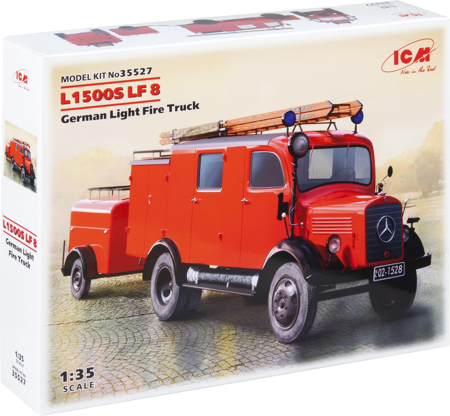 ICM 1:35 - L1500S LF 8, German Light Fire Truck