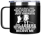 Edizzone Father in Law Gifts -14Oz Stainless Steel