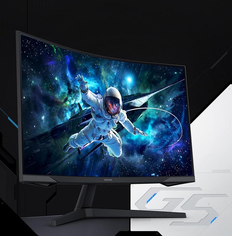Ecran PC Odyssey G55C 27’’, 165Hz , 1ms, Dalle VA Incurvée 1000R, QHD : 2560x1440, 2500:1,HDR10, AMD FreeSync, Auto Source Switch +, Pied Ajustable, DisplayPort, HDMI