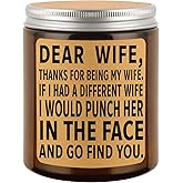 Valentine's Day Gifts for Wife from Husband - Wife Valentines Day Gift - Gift for Women, I Love You Gifts for Her- LUOYUO Lavender Scented Candles