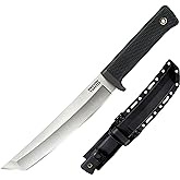 Cold Steel Recon Tanto Fixed Blade Knife with Sheath, SK-5 Steel, 7.0" (49LRT)