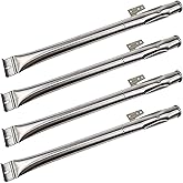 BBQ-Element Stainless Steel Grill Burner Tubes Replacement for Nexgrill 720-0830H, 720-0783E, 720-0864, Gas Grill Pipe Burners for Kenmore, Kitchen Aid, Nexgrill 720-0830A Gas Grill.(4 Pack)