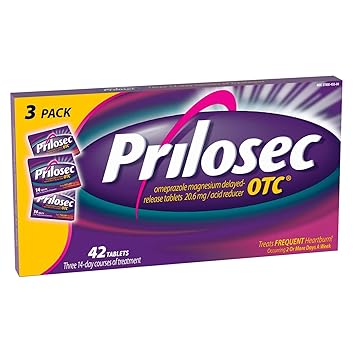 Amazon Com Prilosec Otc Acid Reducer Delayed Release Tablets amazon com