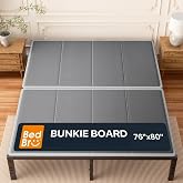BedBro Bunkie Board King 10mm (76" x 80") &ndash; Grey Under Mattress Support, Anti-Sag &amp; Noise-Free, Breathable Low Profile Bed Board for Metal Frame