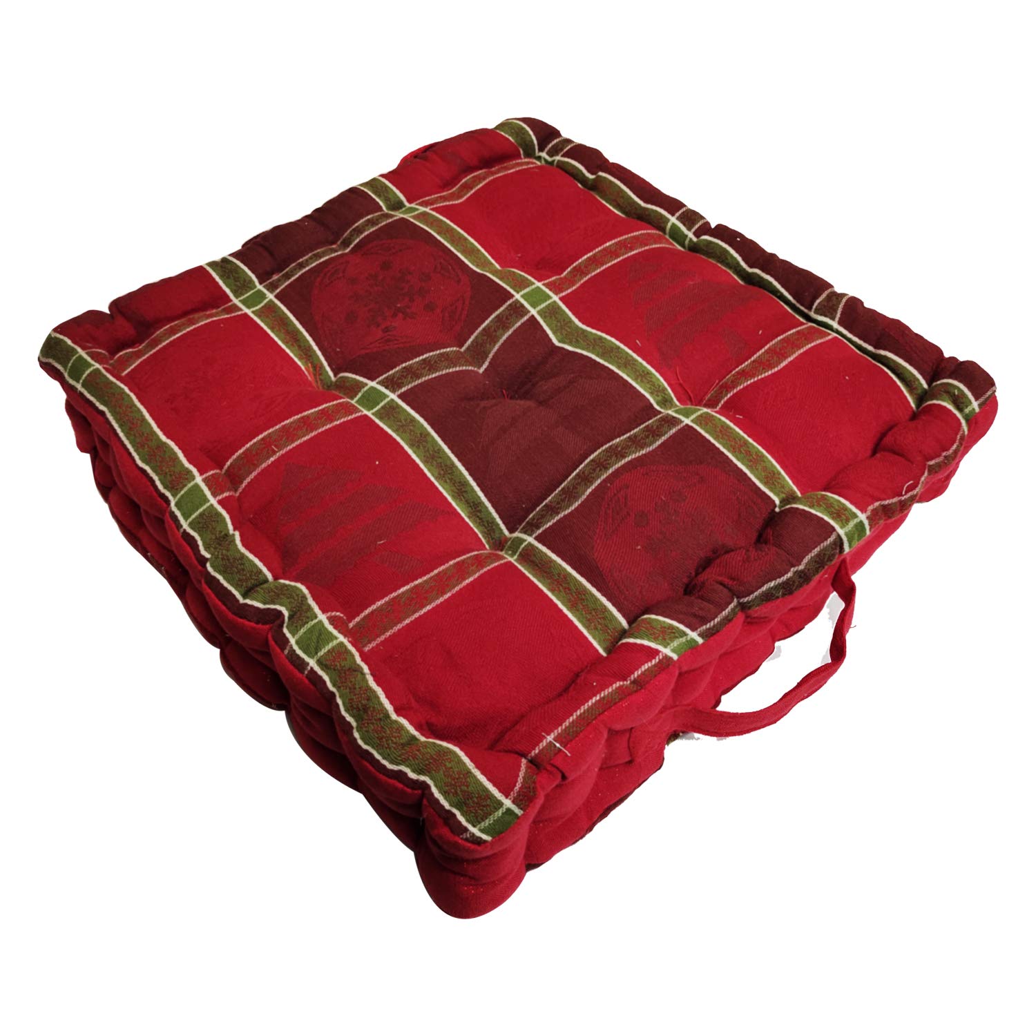 JDFab Comfortable Cotton Chairpad, Back Support Cushion, 40cm x 40cm