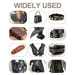 480 Sets Rivets for Leather, 4 Colors 3 Sizes