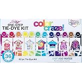 Tulip One-Step Tie-Dye Kit 12 Rainbow, Big 4oz Bottles Color Craze