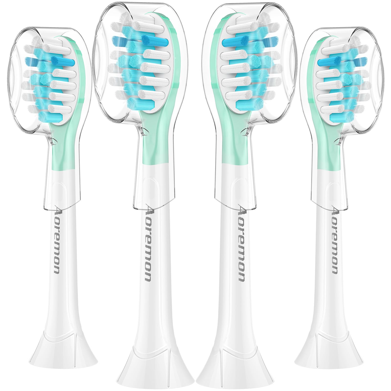 Photo 1 of Aoremon Replacement Heads for Sonciare C3: Toothbrush Heads fit for Philips Sonicare