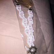 Charm.L Grace Black Flower Lace Gothic Lolita Choker Necklace With Beads & Pendant - View #2