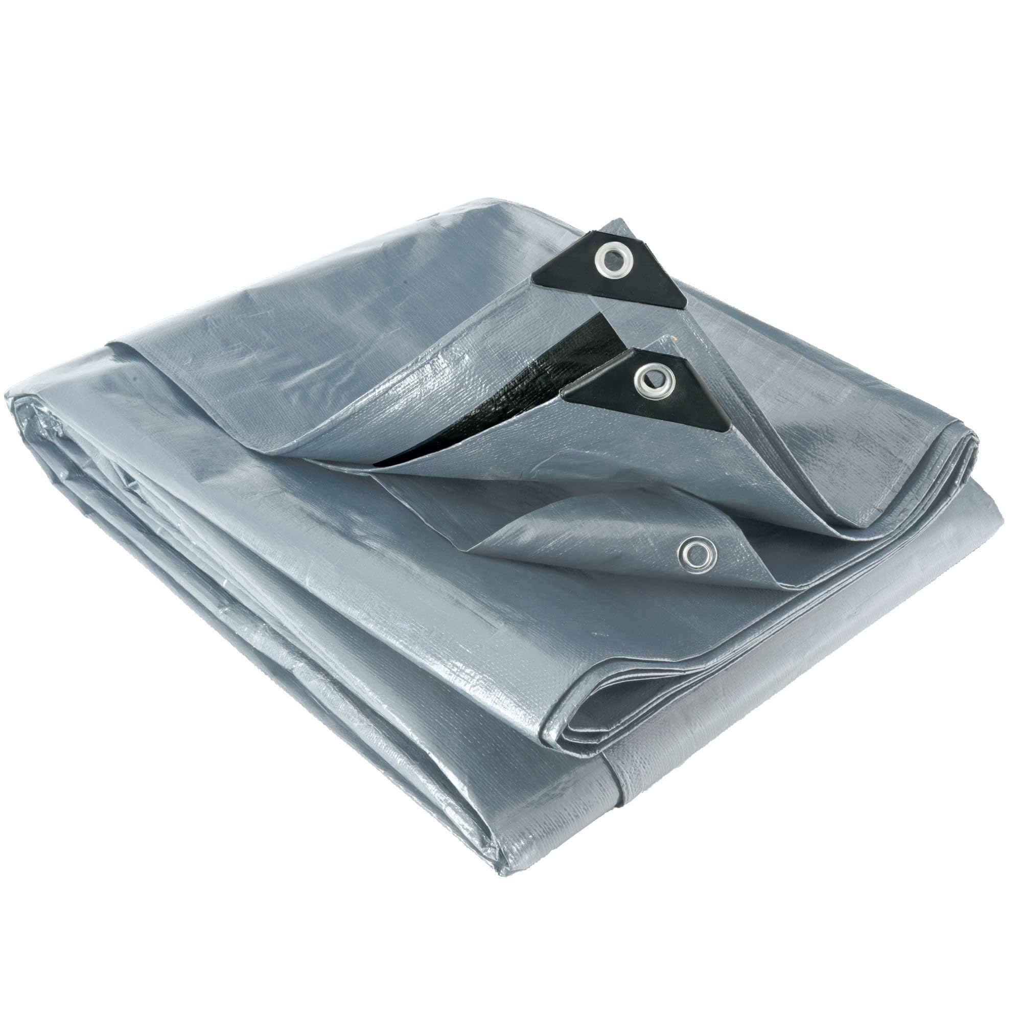 WERKA PRO Multifunctional Tarpaulin Grey and Black 200 g/m² 3.8 x 4.8 m