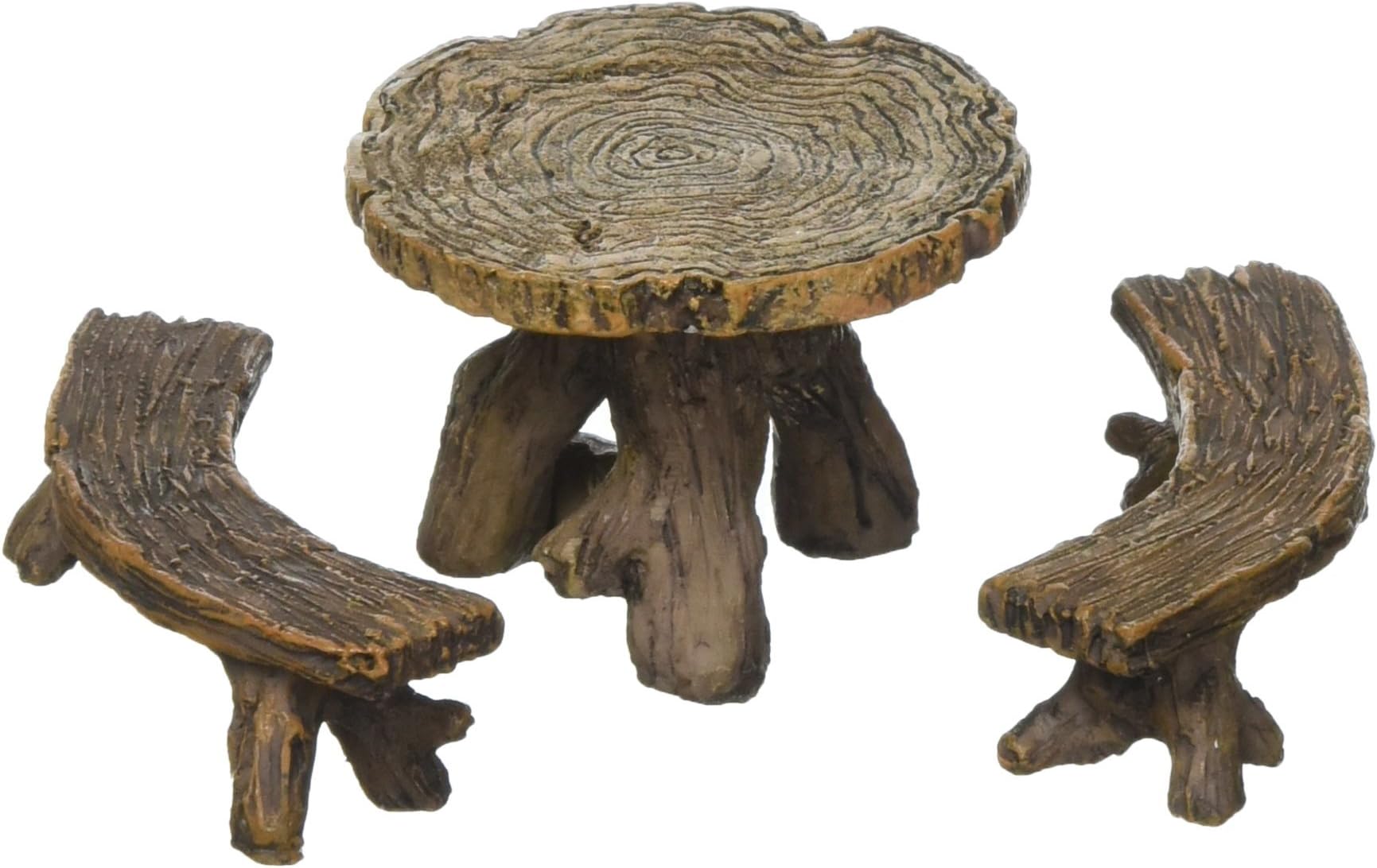Marshall Home Fairy Gardening, 3Piece, 3-1/2", Table Miniature Statuary Set, for Your Fairies To Dine At
