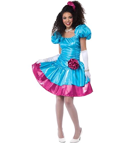80s party dress Dress, Fun Retro Women's Racerback For work California Costumes 80's Party Dress,