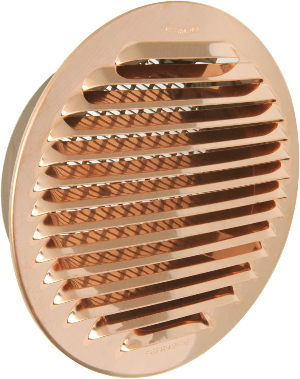 La Ventilazione GTRP150R Round Ventilation Grille for Installation Copper Diameter 175 mm, Copper Coloured, ø 175 mm