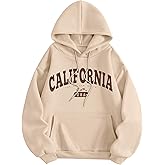 Hilinker Womens Graphic Hoodies Drawstring Long Sleeve Sweatshirt with Pocket Pullover