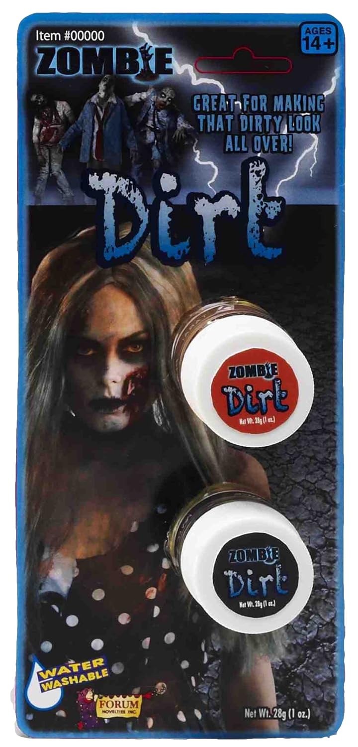 Forum Novelties Zombie Dirt Makeup Pots