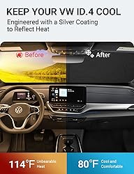 Proadsy 2024 Upgrade Front Windshield Sun Shade
