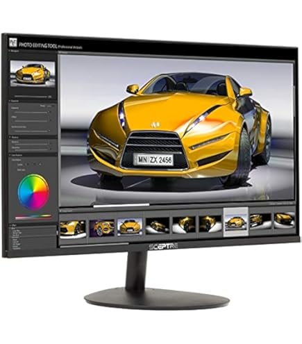 なーなー　　2セット 中古】Sceptre E248W-1920 24-Inch Screen LED-Lit Monitor by