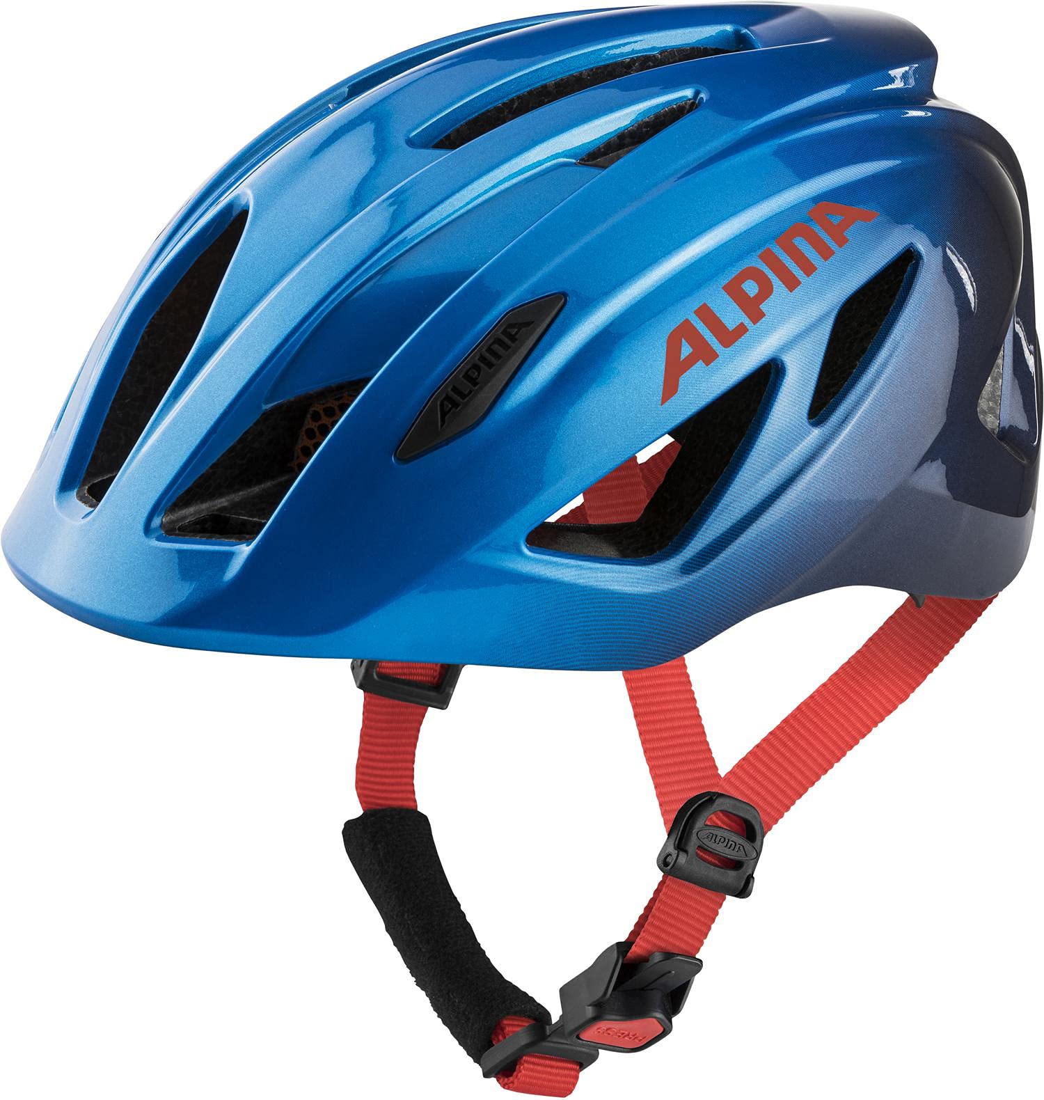 ALPINA Unisex - Children, PICO cycling helmet, true blue gloss, 50-55 cm