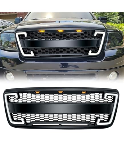 AMERICAN MODIFIED Front Grille Compatible With 2004-08 Ford F150