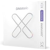 D'Addario XS Phosphor Bronze Coated Acoustic Guitar Strings 11-52 | XS Phosphor Bronze acoustic strings deliver warm tone, long-lasting performance, tuning stability, and comfort.