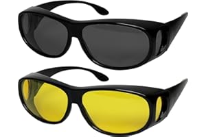 SUCCESS EYEWEAR Fit Over Sunglasses Polarized Lens Wear Over Prescription Eyeglasses 100% UV Protection for Men and Women